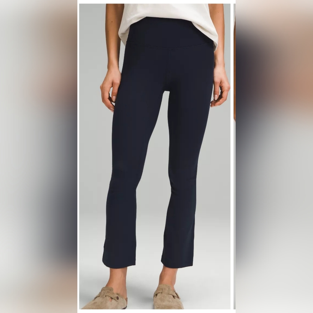 Lululemon align HR extra short mini flare leggings 28" 4